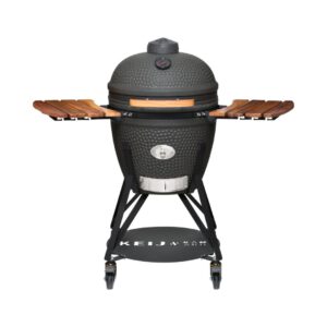 Keij Kamado Legend Large Zwart - Walnoot