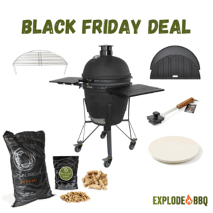 EXPLODE BBQ – Kamado Classic Large 21.5" – Charcoal Black