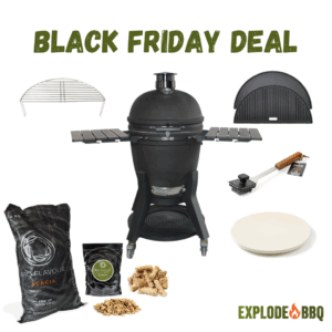 EXPLODE BBQ – Kamado Pro Large 21.5" – Charcoal Black