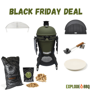 EXPLODE BBQ – Kamado Pro Large 21.5" – Urban Olive