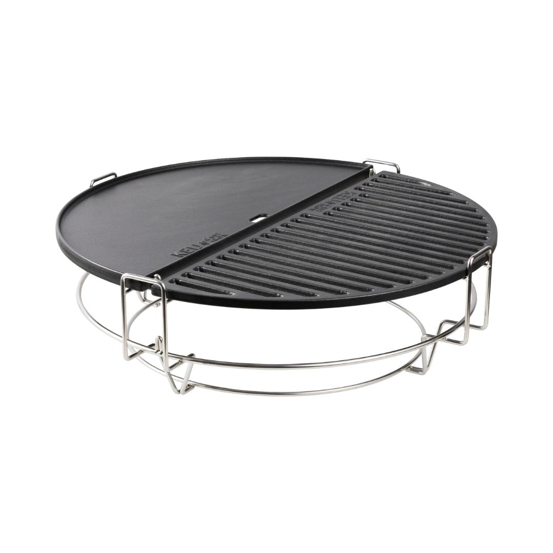 Divide and Conquer - Large - 21 inch - Gietijzeren Rooster & Plancha Set - Afbeelding 6