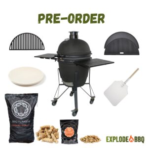 EXPLODE BBQ – Kamado Classic Large 21.5" – Charcoal Black