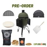 EXPLODE BBQ – Kamado Classic Large 21.5" – Urban Olive