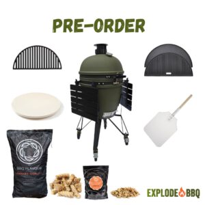EXPLODE BBQ – Kamado Classic Large 21.5" – Urban Olive