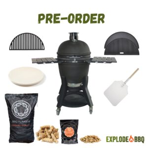 EXPLODE BBQ – Kamado Pro Large 21.5" – Charcoal Black