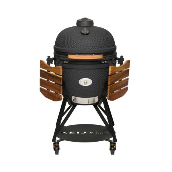 Keij Kamado Legend XL Zwart - Walnoot