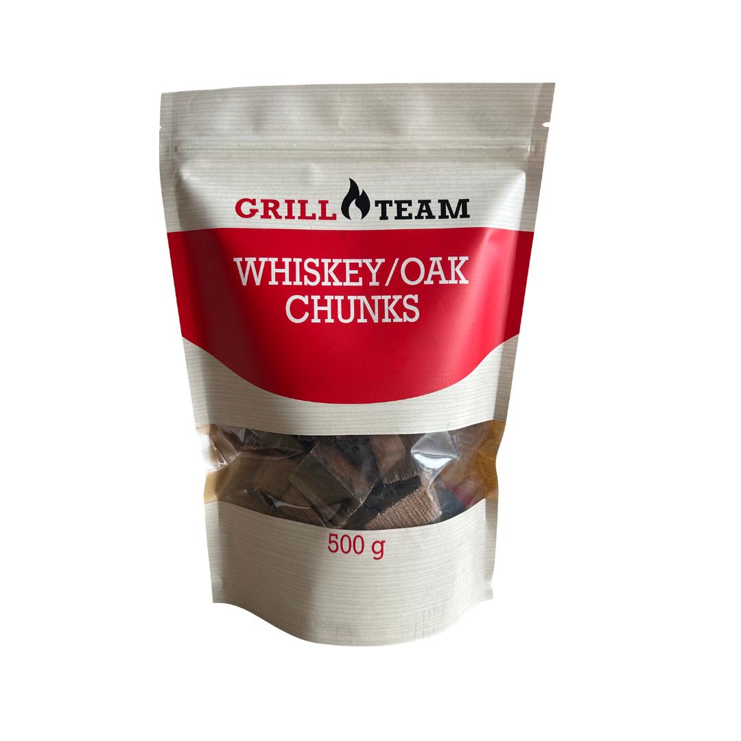 GrillTeam Rookhout Chunks – Whisky Vaten – 1kg