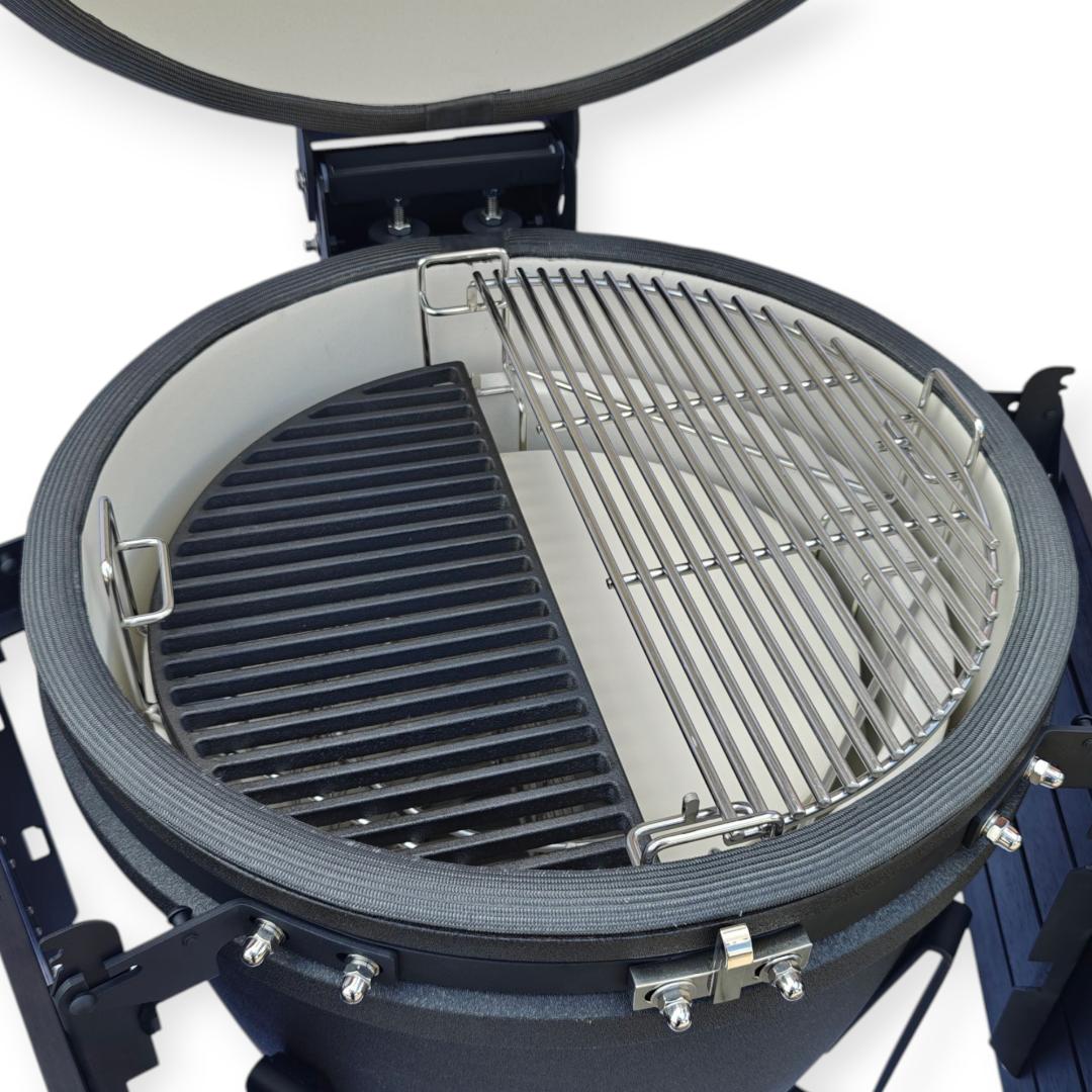 EXPLODE BBQ – Halve Maan Gietijzeren Rooster 48cm - Afbeelding 2