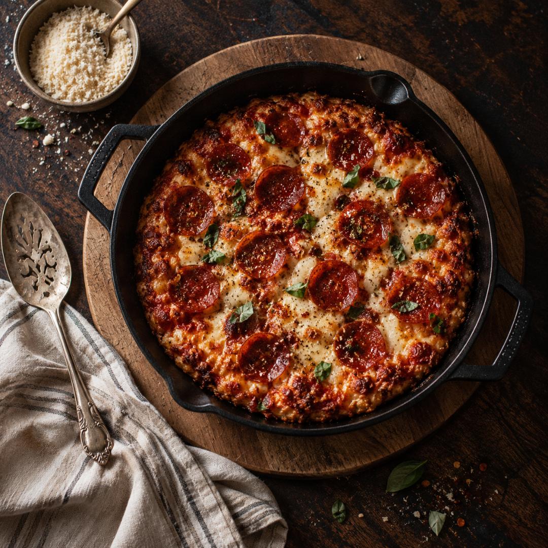 Gietijzeren Skillet 26 cm – Zwart Geëmailleerd - Afbeelding 2